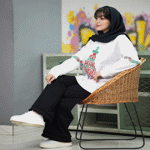 تصویر  ست دورس و شلوار گلدوزی