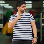 تصویر  تیشرت راه راه مردانه
