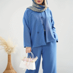 تصویر  ست سه تیکه مازراتی کت+جلیغه+شلوار