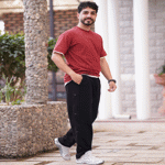 تصویر  تیشرت لانگ دو رنگ مردانه