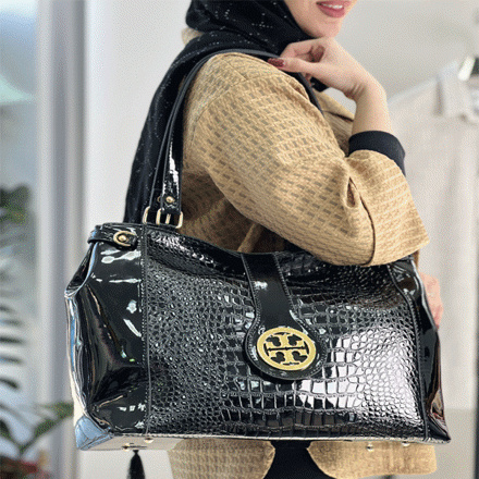 تصویر  کیف زنانه طرح سنگی