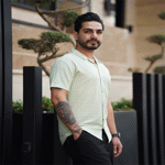 تصویر  تیشرت مردونه سوزنی