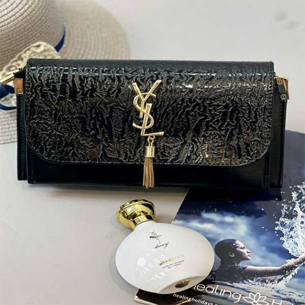 تصویر  کیف پاسپورتی YSL