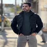 تصویر  کاپشن سیلیکونی کلاه دار مردانه