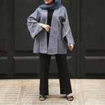 تصویر  کت جلو باز مغزی دوزی