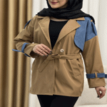 تصویر  بارونی ترکیب با جین