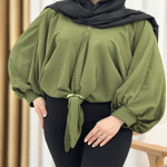 تصویر  شومیز ساده پایین سگگ