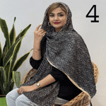 تصویر  شال کریشه طرحدار