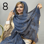 تصویر  شال وارداتی طرح لاله