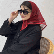 تصویر  مینی اسکارف توری
