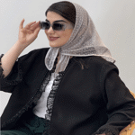 تصویر  مینی اسکارف توری