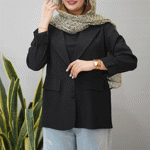 تصویر  کت دلیسه آستین پاکتی