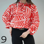 تصویر  شومیز الیزه کراواتی
