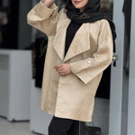 تصویر  کت آستین رگلان مغزی دوزی