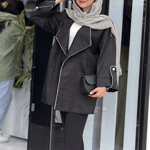 تصویر  کت آستین رگلان مغزی دوزی