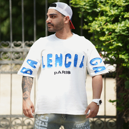 تصویر  تیشرت BALENCIAGA سفید مردانه