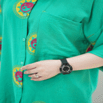 تصویر  مانتو کرسپو گلدوزی