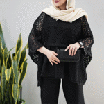تصویر  شومیز پانچ قلاب بافی