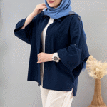 تصویر  شومیز لینن تک جیب آستین رگلان