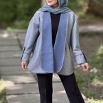 تصویر  کت شانتون دونخ راه راه