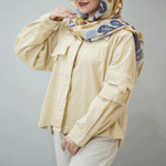 تصویر  شومیز لینن آستین جیب