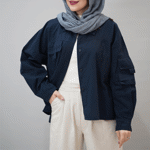 تصویر  شومیز لینن آستین جیب
