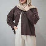 تصویر  شومیز لینن آستین جیب