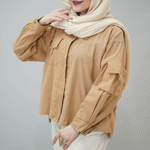 تصویر  شومیز لینن آستین جیب