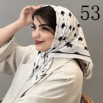 تصویر  مینی اسکارف طرح دار جدید