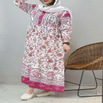تصویر  پیراهن ساحلی طرحدار