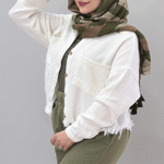 تصویر  شومیز حصیری پایین ریش 2جیب