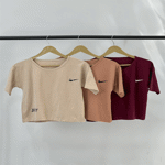 تصویر  ست3تیکه ورزشی(کراپ+شورتک+نیم تنه)