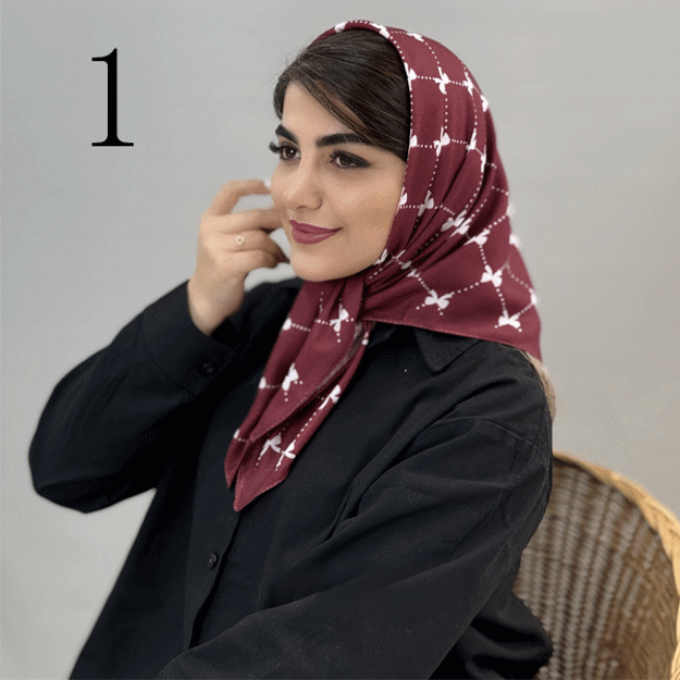 تصویر  مینی اسکارف نخی