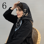 تصویر  مینی اسکارف نخی