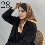 تصویر  مینی اسکارف نخی