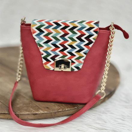 تصویر  کیف سرخابی پیچازی