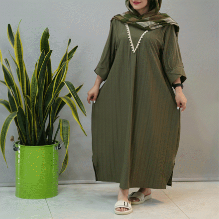 تصویر  کفتان کتیبه نوار کنفی