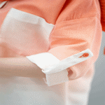 تصویر  شومیز مانتویی آبرنگی لینن کنفی