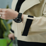 تصویر  کت و دامن لینن جلو ژیله