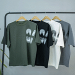 تصویر  تیشرت لانگ مردانه چاپ آبرنگی