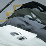 تصویر  تیشرت لانگ مردانه چاپ آبرنگی