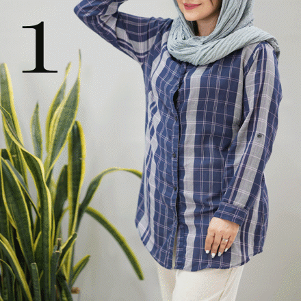 تصویر  مانتو 4خونه آستین رگلان