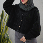 تصویر  شومیز حصیری کوتاه 2جیب