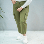 تصویر  شلوار کتان مام جیب دار