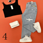 تصویر  شلوارمام جین میکس رویال