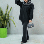 تصویر  مانتو شانتون تک جیب