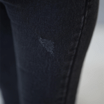 تصویر  شلوار دمپا ذغالی پایین ریش