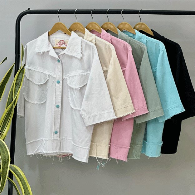 تصویر  مانتو کتان اسپرت کثیف دوخت