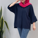 تصویر  مانتو تک جیب اطلس