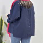 تصویر  مانتو تک جیب اطلس